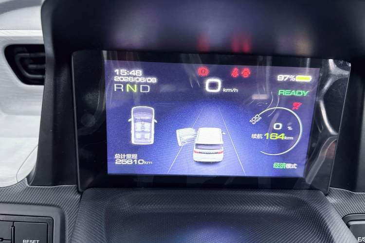 Used Wuling Hongguang MINIEV 2021 Macaron Premium Model – Lithium Iron Phosphate Odometer Close Up