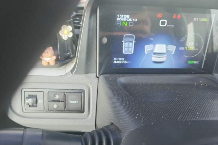 Used Wuling Hongguang MINIEV 2021 Macaron Premium Model – Lithium-NMC Odometer Close Up