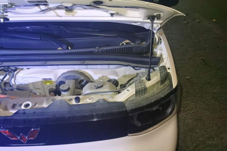 Used Wuling Hongguang MINIEV 2021 Macaron Fashion Model Lithium Iron Phosphate Engine Bay Left