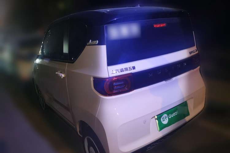 Used Wuling Hongguang MINIEV 2021 Macaron Fashion Model Lithium Iron Phosphate Rear Left 45 Deg