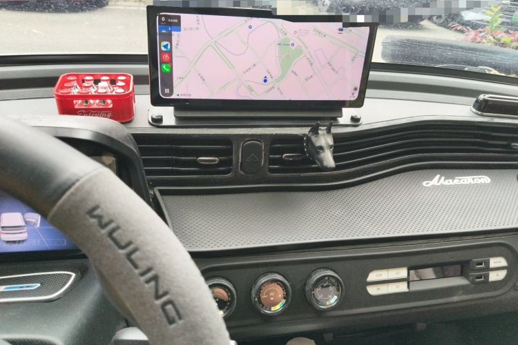 Used Wuling Hongguang MINIEV 2021 Macaron Fashion Edition Lithium-Ion Battery Audio And AC Panel