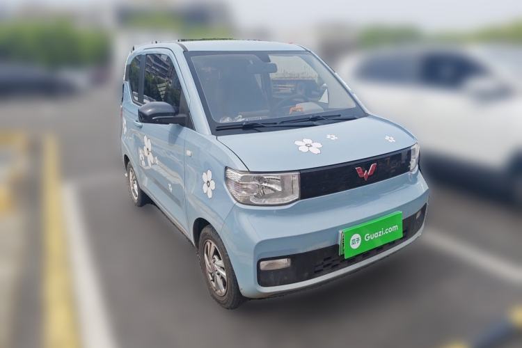 Used Wuling Hongguang MINIEV 2021 Macaron Fashion Edition Lithium-Ion Battery Front Right 45 Deg
