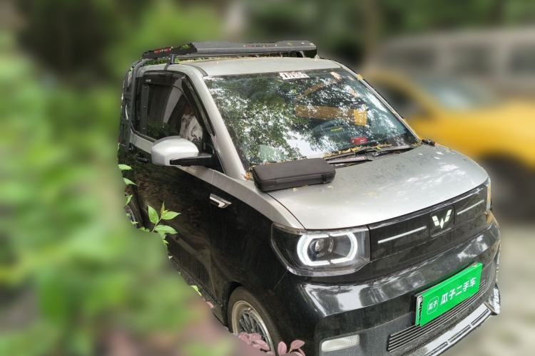 Used Wuling Hongguang MINIEV 2021 Macaron Fashion Edition Lithium-Ion Battery Front Right 45 Deg
