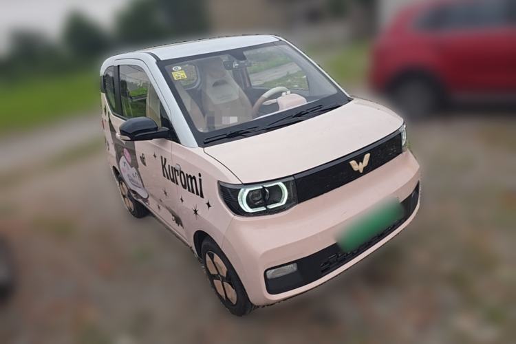 Used Wuling Hongguang MINIEV 2021 Macaron Fashion Model Lithium Iron Phosphate Front Right 45 Deg