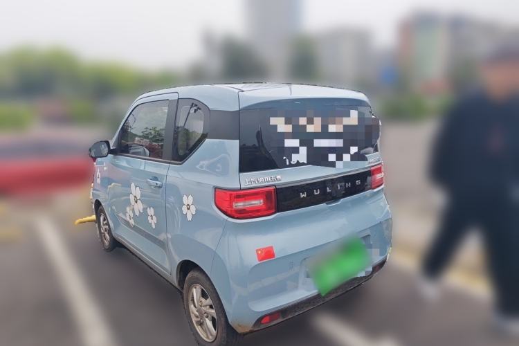 Used Wuling Hongguang MINIEV 2021 Macaron Fashion Edition Lithium-Ion Battery Rear Left 45 Deg