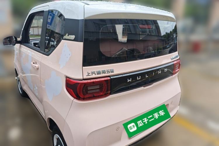 Used Wuling Hongguang MINIEV 2021 Macaron Sandwich Model 120 km Lithium Iron Phosphate Rear Left 45 Deg