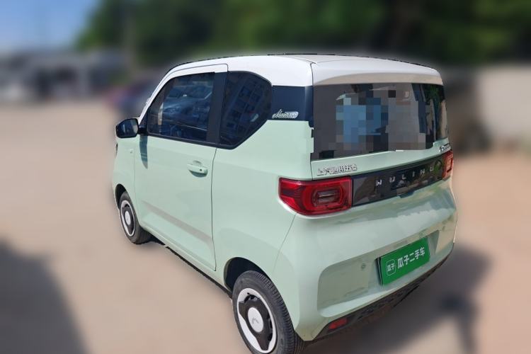 Used Wuling Hongguang MINIEV 2021 Macaron Fashion Model Lithium Iron Phosphate Rear Left 45 Deg