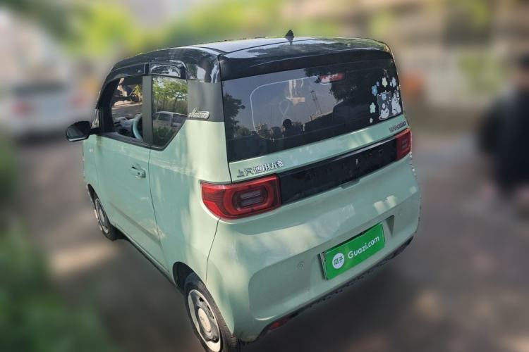 Used Wuling Hongguang MINIEV 2021 Macaron Fashion Model Lithium Iron Phosphate Rear Left 45 Deg