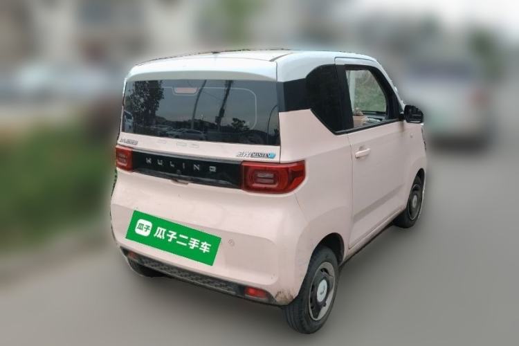Used Wuling Hongguang MINIEV 2021 Macaron Fashion Edition Lithium-Ion Battery Rear Right 45 Deg