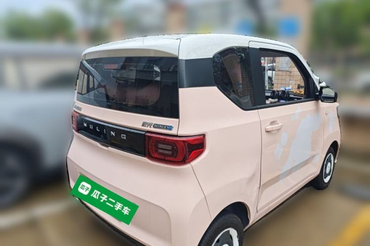 Used Wuling Hongguang MINIEV 2021 Macaron Sandwich Model 120 km Lithium Iron Phosphate Rear Right 45 Deg