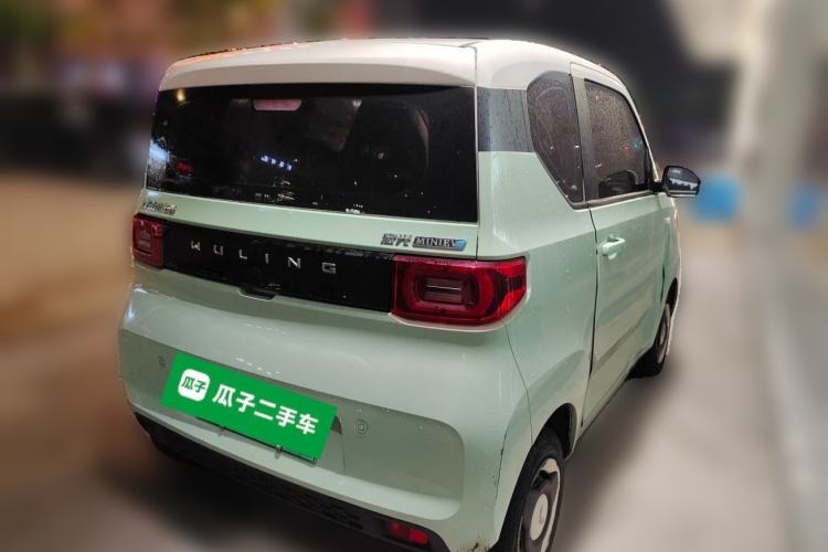 Used Wuling Hongguang MINIEV 2021 Macaron Fashion Model Lithium Iron Phosphate Rear Right 45 Deg