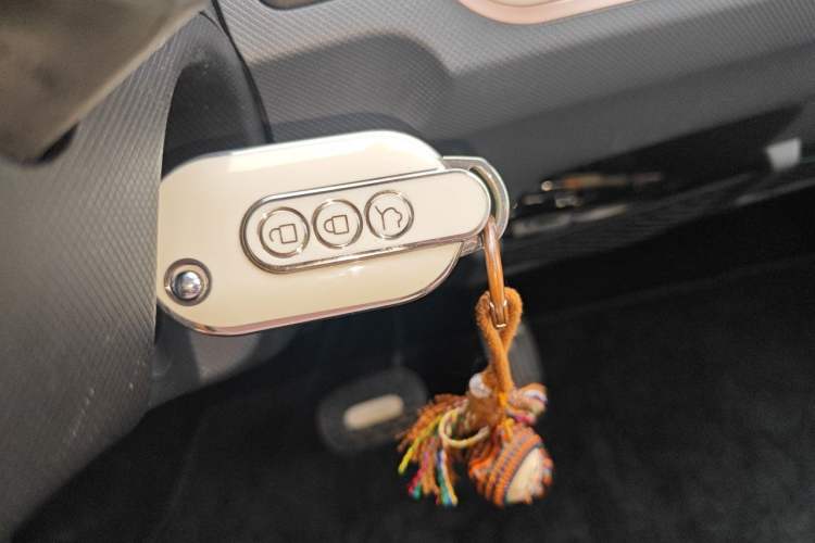 Used Wuling Hongguang MINIEV 2021 Macaron Sandwich Model 120 km Lithium Iron Phosphate Vehicle Key