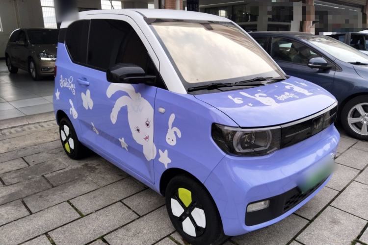 Used Wuling Hongguang MINIEV 2021 Macaron Fashion Edition Lithium-Ion Battery Front Right 45 Deg