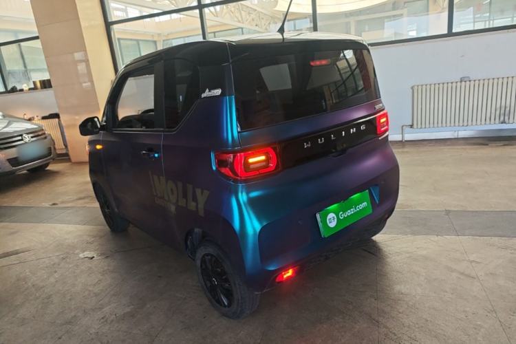 Used Wuling Hongguang MINIEV 2021 Macaron Fashion Model Lithium Iron Phosphate Rear Left 45 Deg