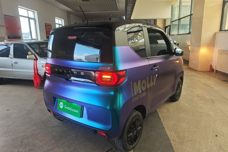 Used Wuling Hongguang MINIEV 2021 Macaron Fashion Model Lithium Iron Phosphate Rear Right 45 Deg