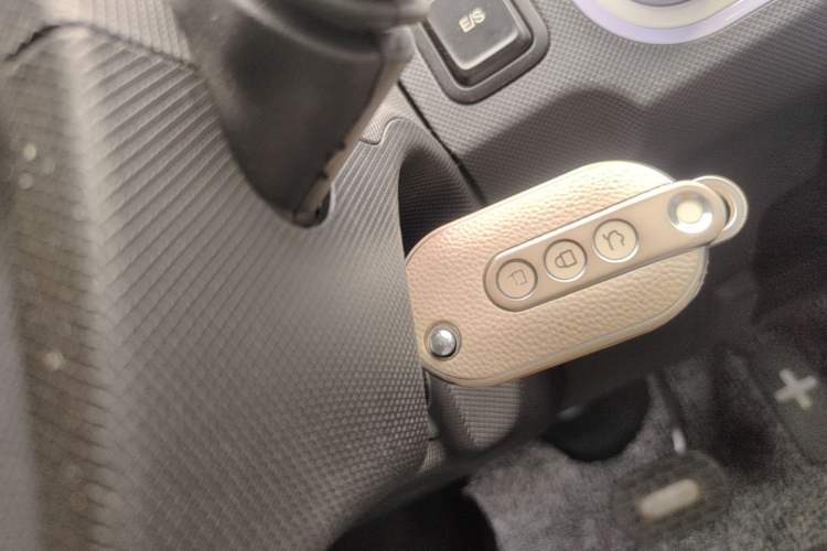 Used Wuling Hongguang MINIEV 2021 Macaron Sandwich Model 120 km Lithium Iron Phosphate Vehicle Key