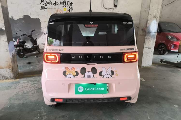 Used Wuling Hongguang MINIEV 2021 Macaron Premium Model – Lithium Iron Phosphate Rear