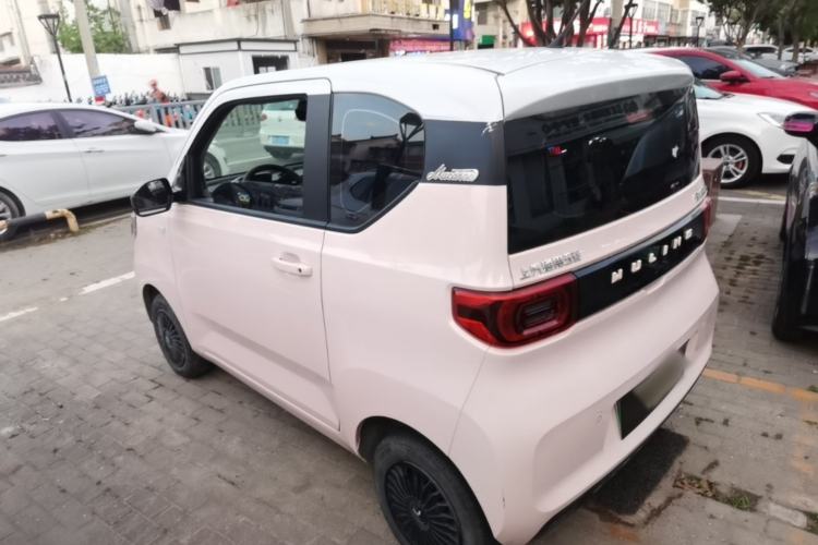 Used Wuling Hongguang MINIEV 2021 Macaron Fashion Model Lithium Iron Phosphate Rear Left 45 Deg