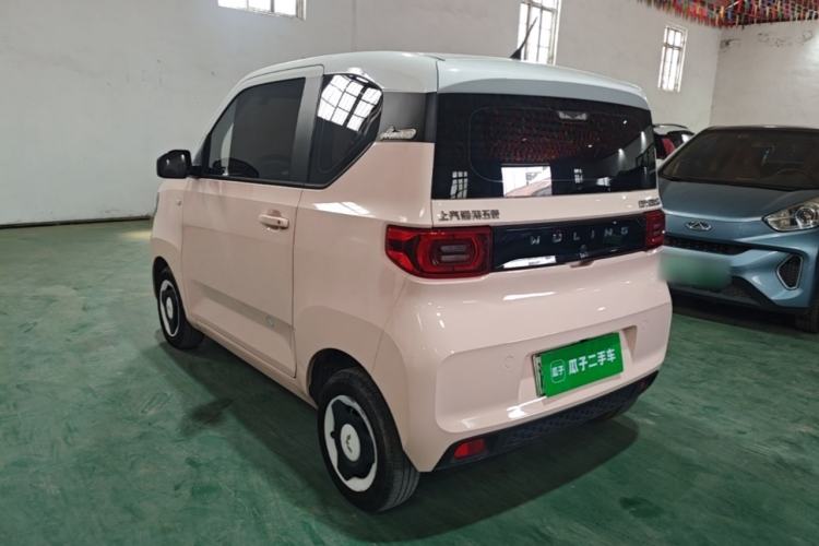 Used Wuling Hongguang MINIEV 2021 Macaron Fashion Model Lithium Iron Phosphate Rear Left 45 Deg