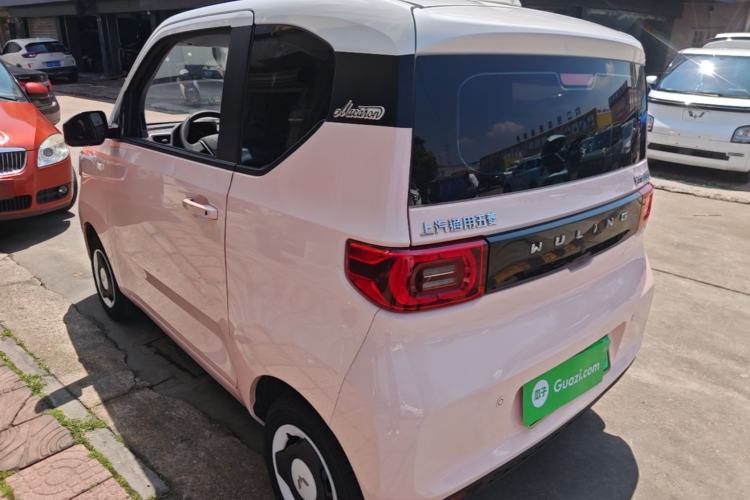 Used Wuling Hongguang MINIEV 2021 Macaron Premium Model – Lithium Iron Phosphate Rear Left 45 Deg