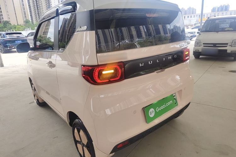 Used Wuling Hongguang MINIEV 2021 Macaron Fashion Model Lithium Iron Phosphate Rear Left 45 Deg