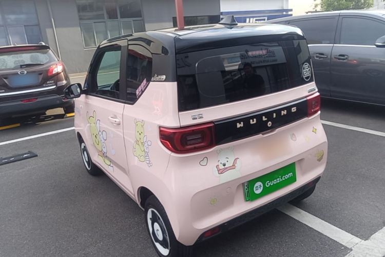 Used Wuling Hongguang MINIEV 2021 Macaron Premium Model – Lithium Iron Phosphate Rear Left 45 Deg