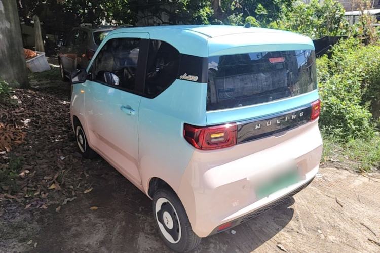 Used Wuling Hongguang MINIEV 2021 Macaron Fashion Model Lithium Iron Phosphate Rear Left 45 Deg