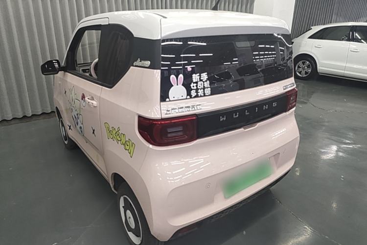 Used Wuling Hongguang MINIEV 2021 Macaron Fashion Edition Lithium-Ion Battery Rear Left 45 Deg