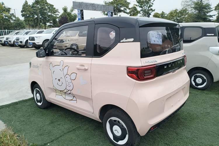 Used Wuling Hongguang MINIEV 2021 Macaron Premium Model – Lithium Iron Phosphate Rear Left 45 Deg