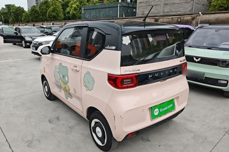 Used Wuling Hongguang MINIEV 2021 Macaron Premium Model – Lithium Iron Phosphate Rear Left 45 Deg