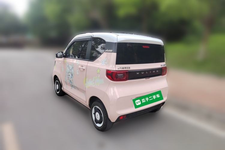 Used Wuling Hongguang MINIEV 2021 Macaron Premium Model – Lithium Iron Phosphate Rear Left 45 Deg