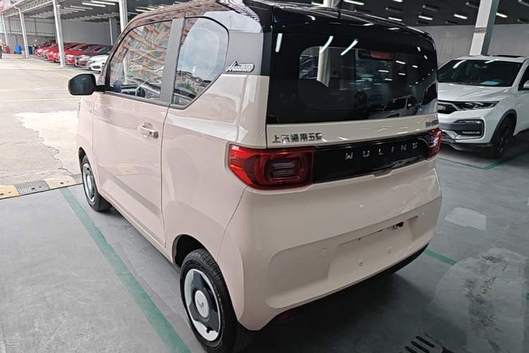 Used Wuling Hongguang MINIEV 2021 Macaron Sandwich Model 170 km Lithium Iron Phosphate Rear Left 45 Deg