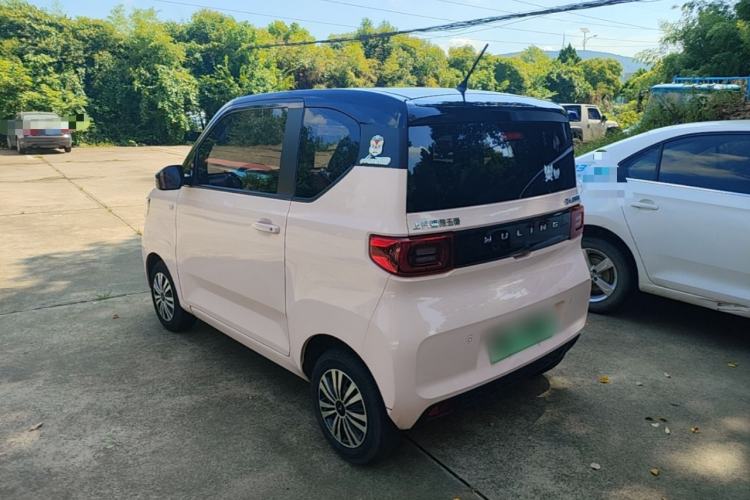 Used Wuling Hongguang MINIEV 2021 Macaron Sandwich Model 170 km Lithium Ternary Rear Left 45 Deg