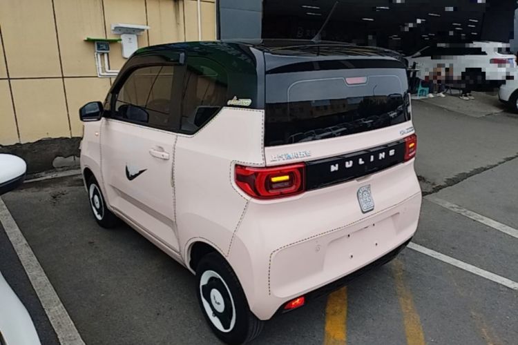 Used Wuling Hongguang MINIEV 2021 Macaron Fashion Model Lithium Iron Phosphate Rear Left 45 Deg