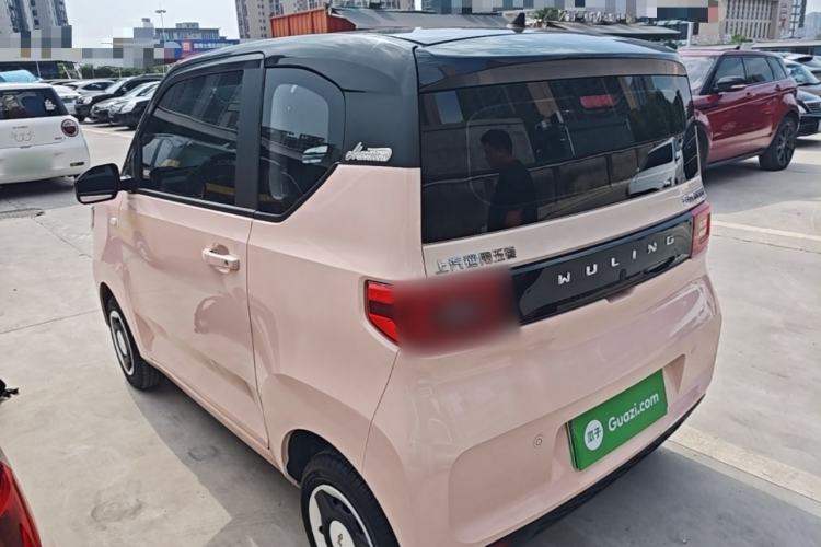 Used Wuling Hongguang MINIEV 2021 Macaron Fashion Model Lithium Iron Phosphate Rear Left 45 Deg