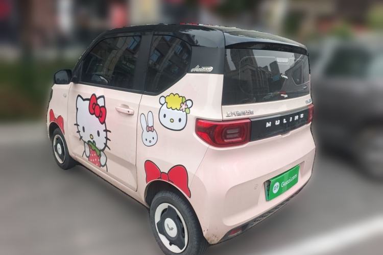Used Wuling Hongguang MINIEV 2021 Macaron Fashion Edition Lithium-Ion Battery Rear Left 45 Deg