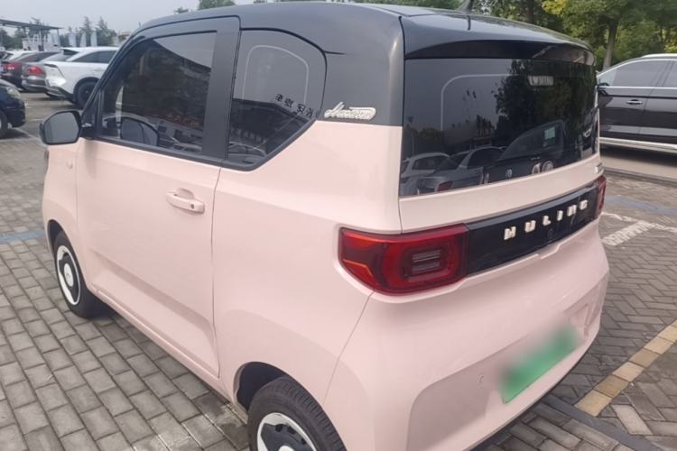 Used Wuling Hongguang MINIEV 2021 Macaron Fashion Model Lithium Iron Phosphate Rear Left 45 Deg