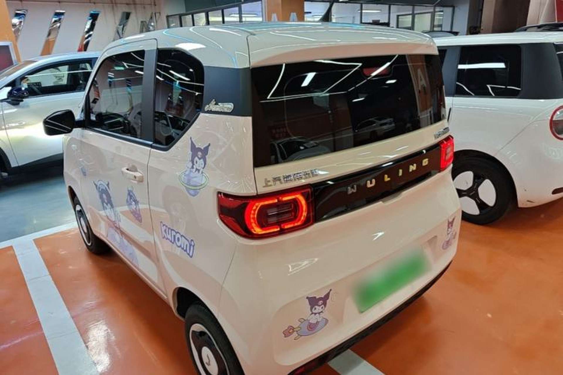 Used Wuling Hongguang MINIEV 2021 Macaron Fashion Edition Lithium-Ion Battery Rear Left 45 Deg