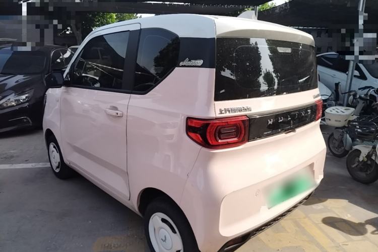 Used Wuling Hongguang MINIEV 2021 Macaron Fashion Model Lithium Iron Phosphate Rear Left 45 Deg