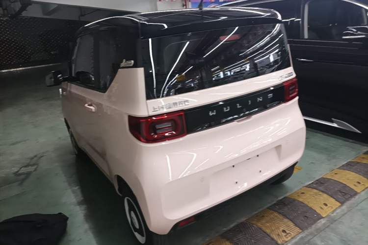 Used Wuling Hongguang MINIEV 2021 Macaron Premium Model – Lithium Iron Phosphate Rear Left 45 Deg
