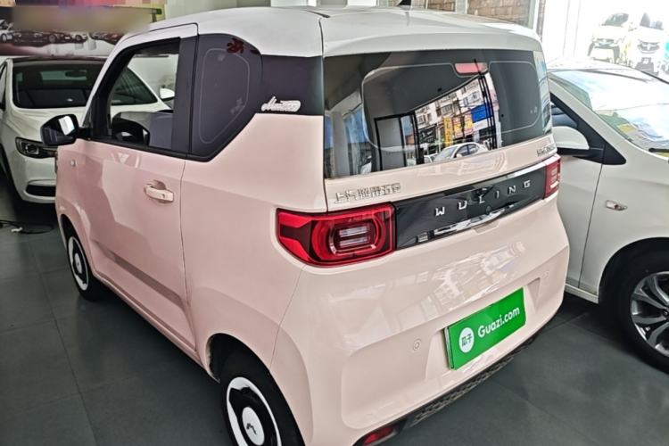 Used Wuling Hongguang MINIEV 2021 Macaron Fashion Model Lithium Iron Phosphate Rear Left 45 Deg