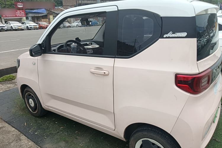 Used Wuling Hongguang MINIEV 2021 Macaron Fashion Edition Lithium-Ion Battery Rear Left 45 Deg