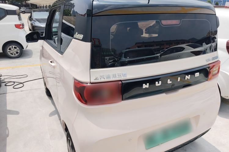 Used Wuling Hongguang MINIEV 2021 Macaron Fashion Model Lithium Iron Phosphate Rear Left 45 Deg