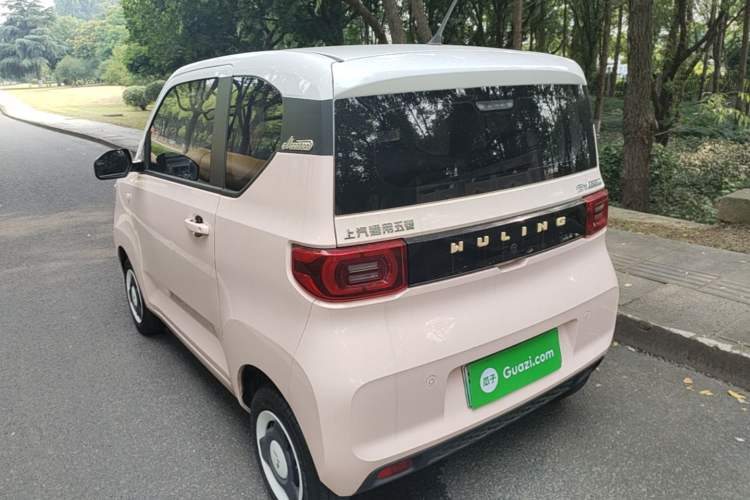 Used Wuling Hongguang MINIEV 2021 Macaron Fashion Edition Lithium-Ion Battery Rear Left 45 Deg