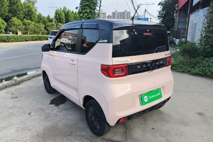 Used Wuling Hongguang MINIEV 2021 Macaron Premium Model – Lithium Iron Phosphate Rear Left 45 Deg