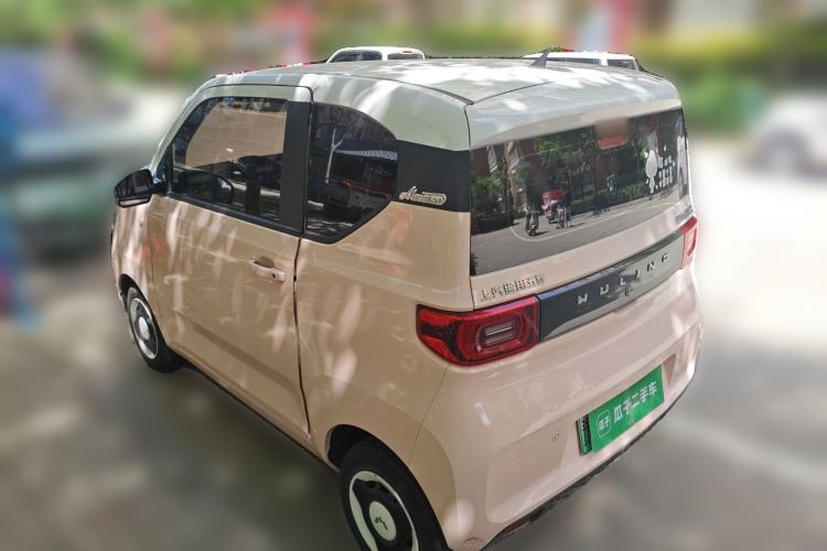 Used Wuling Hongguang MINIEV 2021 Macaron Fashion Model Lithium Iron Phosphate Rear Left 45 Deg