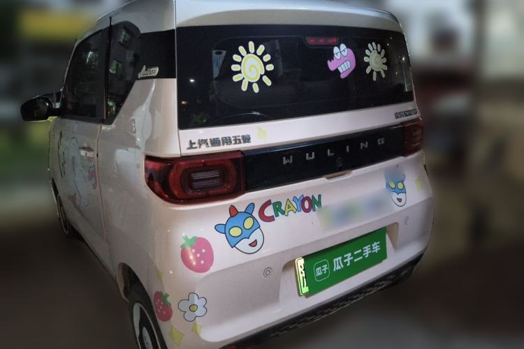 Used Wuling Hongguang MINIEV 2021 Macaron Premium Model – Lithium Iron Phosphate Rear Left 45 Deg
