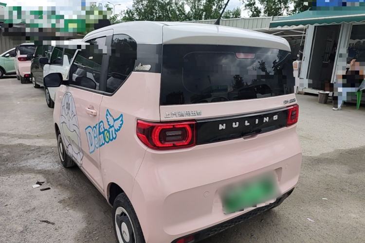 Used Wuling Hongguang MINIEV 2021 Macaron Fashion Model Lithium Iron Phosphate Rear Left 45 Deg