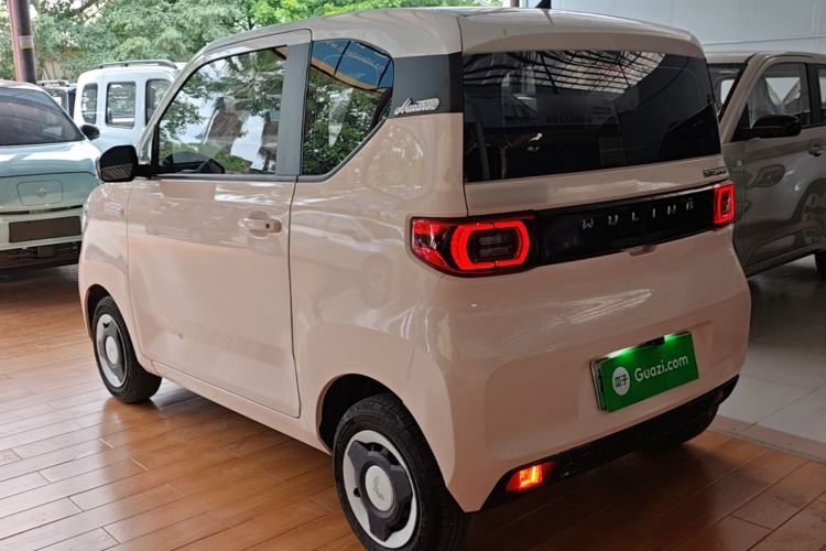 Used Wuling Hongguang MINIEV 2021 Macaron Premium Model – Lithium Iron Phosphate Rear Left 45 Deg