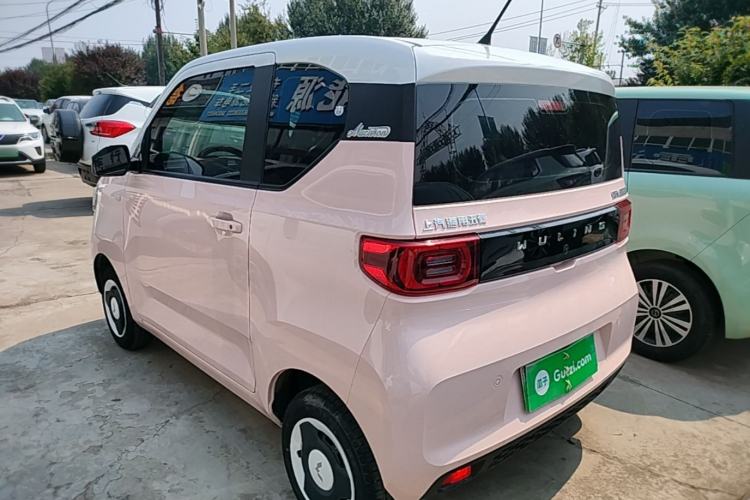 Used Wuling Hongguang MINIEV 2021 Macaron Fashion Model Lithium Iron Phosphate Rear Left 45 Deg